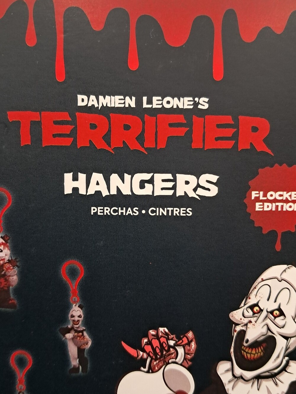 's Terrifier Hangers - Flocked Edition (Black & Red)